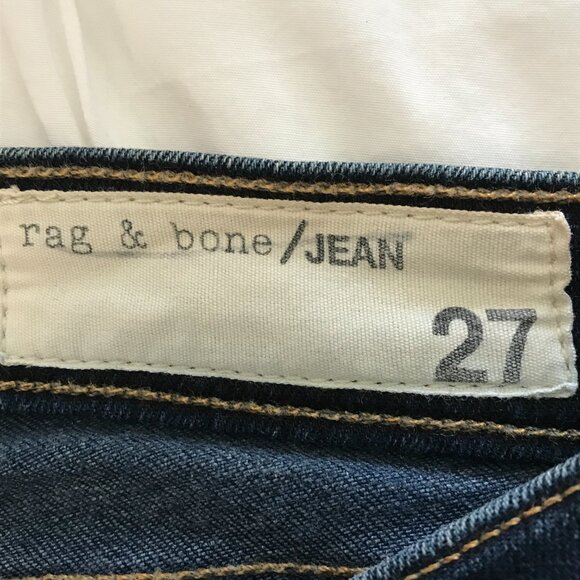 Rag & Bone Skinny Jeans Women 27 Blue Low Rise Woodford Stretch Preppy 16781 - Picture 3 of 12